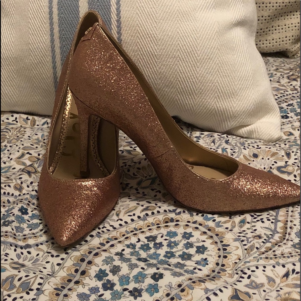 Sam Edelman hazel pointed toe pump Rose Gold 6.5m